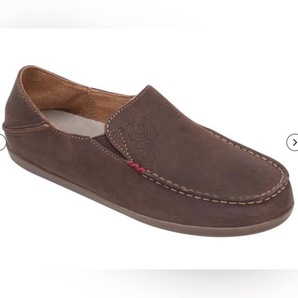 OluKai Nohea Nubuck Mocassins Ladies Size 6.5